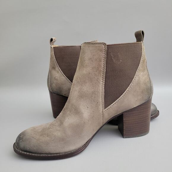 Sofft Women's Welling Boot Size 9.5 Chelsea Block Heel Brown Shimmer Pull On - Picture 4 of 11